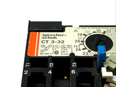 Sprecher+Schuh CT3-32 Thermal Overload Relay 3-Pole 23-32A