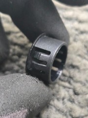 (QTY 200) 62MP0687 Snap-In Hole Blanking Plug Black Nylon