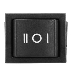 DPDT 20A Maintained Rocker Switch 6 PIN (on) off (on) 12V 24V DC 1/4 quick plug