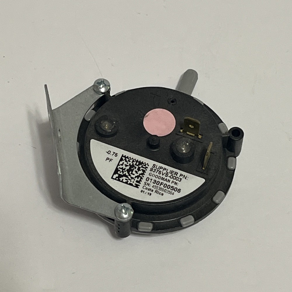 Goodman 0130F00506 Pressure Switch 9376VS-0003 – .75PF