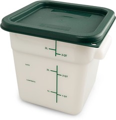 Carlisle FoodService Products Squares Square For 2-4 Quart Container, Green