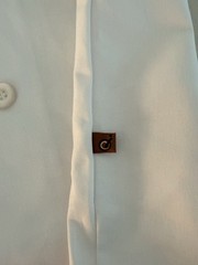 Chef Designs M-SS White Double Breasted Short Sleeve Polycotton Chef Coat