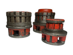 RIDGID Pipe Threader Die Heads Bundle 3/4″ 1″ 1-1/2″ Manual Threading Heads USA