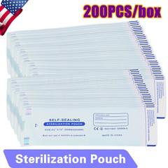 4000 3.5″ x 10″ Self Sealing Dental Sterilization Pouches Medical Autoclave Bags