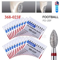 AZDENT Dental Handpiece Diamond Burs Super Coarse Football Cutting 368-023F
