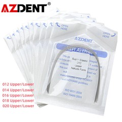 10pcs Dental Orthodontic Super Elastic Niti Round Arch Wire Natural Form AZDENT
