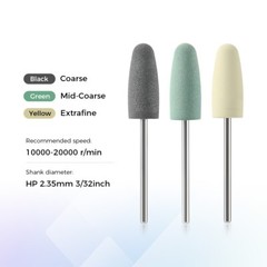 8Pcs Dental Resin Base Acrylic Polishing Burs Kit HP Tungsten Carbide Polisher
