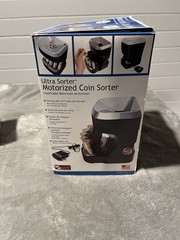 Magnif Ultra Sorter Motorized Coin Sorter 4873 USA with BONUS Assorted CoinTubes