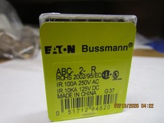 2A 250V Gray Fast-Acting ABC Ceramic Body Fuse-RoHS QTY 5