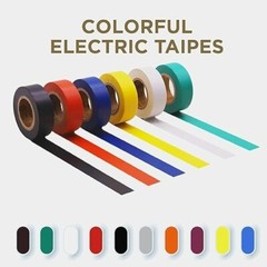 Black Electrical Tape – 20 Roll Pack (60′ x 3/4″ x 0.07″ )