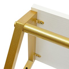 Gold Metal Garment Clothes Rack Clothing Rack Clothes Wall Shelf Hanger Display