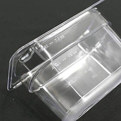 Clivia 6 Pack 1/9 Size Polycarbonate Food Pans 4″ Deep GN Pans without Lid Cover