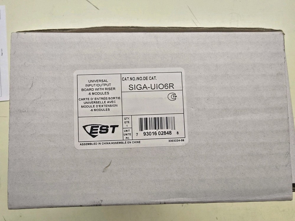 NEW IN BOX EST EDWARDS SIGA-UIO6R Universal Input/Output Module Board