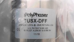 NEW POLYPHASER TUSX-DFF IN-LINE EMP BULKHEAD COAXIAL SURGE PROTECTOR