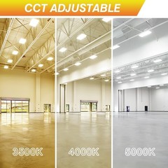 3500K/4000K/5000K LED Linear High Bay Light 220W Warehous Shop Lights AC120-277V