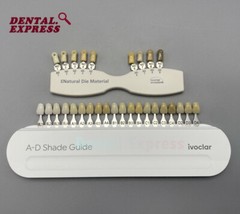 Ivoclar Vivadent Dental Shade Guide A-D 20 IPS or Natural Die ND1-9 Bleach Teeth