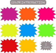 160pcs Assorted Fluorescent Labels – Eye-catching Retail Sale Signs (6.4×4.8in)