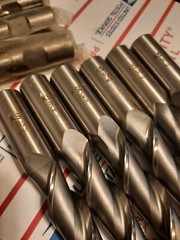 LOT OF 6 NEW KSD HSS 2 FLUTE EXTRA LENGTH END MILLS 3/4″ X 3/4″ X 4″ X 6-1/4″