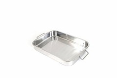Brand New 16.5″ ExcelSteel Multiuse w/ Rack & Foldable Handles, Roasting Pans