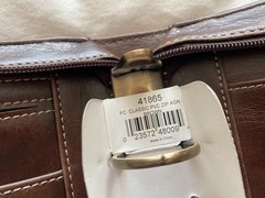 Franklin Covey 7-Ring Classic PVC Zip Brown Binder Organizer Planner 41865 NWT