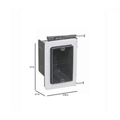 6 ea ~ New Work 1-Gang 22.5 cu in Non-Metallic Vapor Tight Electrical Wall Box