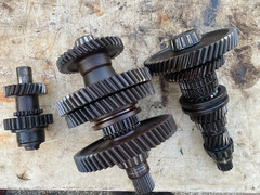 Ford Tractor 801-841 Transmission Top & Bottom Shafts W/Gears 4 Speed