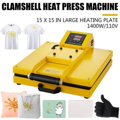 15″x15″ Digital Clamshell Heat Press Machine T-shirt Transfer Sublimation Print
