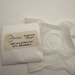 RPC Photonics Engineered Diffuser EDC-0.5-07101-A-1R , optical component