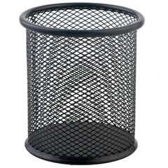 1PC Mesh Pencil Holder Metal Pen Cup Black for Desk 1Pcs Pencil Holder Office
