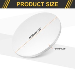 Aluminum Disc 4″(100mm) Dia 0.24″(6mm) Thick, Round 5052 Aluminum Sheets