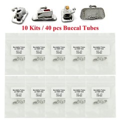 Orthodontic Buccal Tubes Dental 1st 2nd Molar Tube Mono Non-Con Roth MBT 022 018