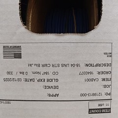 Windy City Wire 18/04 UNS STR CMR Wire, Blue Jacket, 330 To FT Box Item CAB001