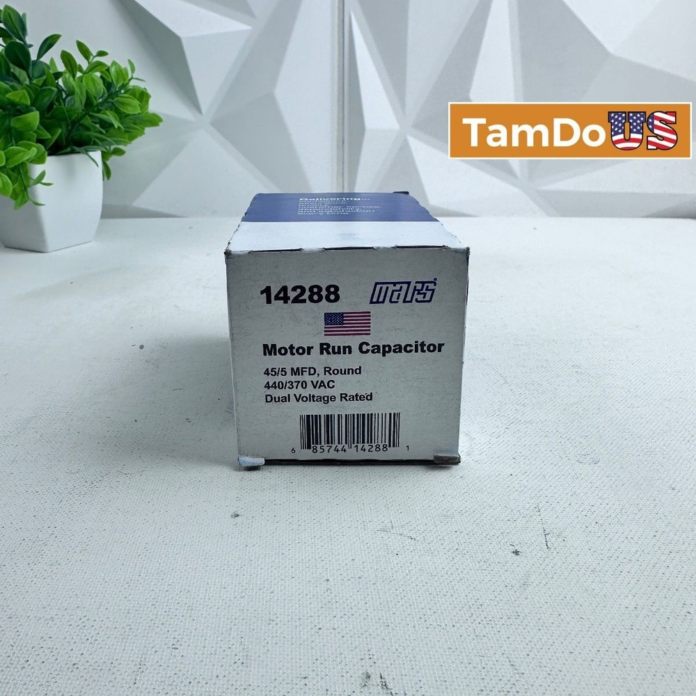 Mars 14288 Run Capacitor 45 µF 440VAC HVAC Motor Start SH P2 USA Made