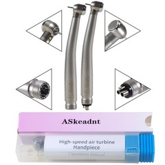 Dental Fiber Optic E-generator LED High Speed Handpiece Turbine 2/4Hole ASkeadnt