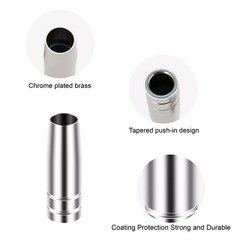 10Pcs Conical Nozzle Gas Nozzle For MB 15AK MIG MAG CO2 Welding Torch Parts