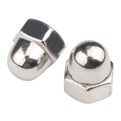 M3 M4 M5 M6 M8 M10 M12 Cap Acorn Dome Nuts Hex Nut A2 Stainless Steel DIN 1587