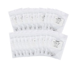Dental Orthodontic Buccal Tubes Roth/MBT 022 1st Molar Double Tube Non-Conv Mesh