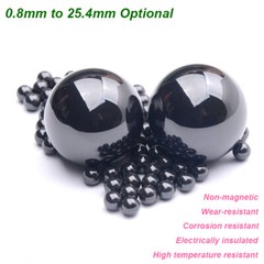 Black Silicon Nitride Ceramic Balls G5 Bearing Ball Precision Φ 0.8mm – 25.4mm