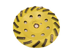 7″ Cup Wheel for Fast Surface Grinding on Concrete & Masonry, 5/8″ non-threaded
