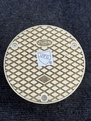 Zurn CO2450-PV4 Adjustable Floor Cleanout, Nickel Top, 4″ PVC, Brass