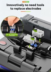 FTTX Fiber Optical Handheld Fusion Splicer Komshine EX39 W/ Electrode Life: 5000
