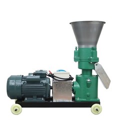 2mm&6mm Farm Animal Feed Pellet Mill Machine Feed Granulator 220V 3 Head Rollers