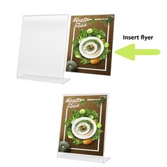 8.5 X 11 Inches Clear Table Menu Display Stand Desktop Display Stand P