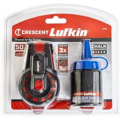 Crescent Lufkin 50′ Compact Chalk Reel with Blue Chalk, CL50
