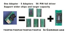 TSOP32/40/48/56 All In One ZIF adapter (SN-ADP-056-0.5) only for T56 programmer