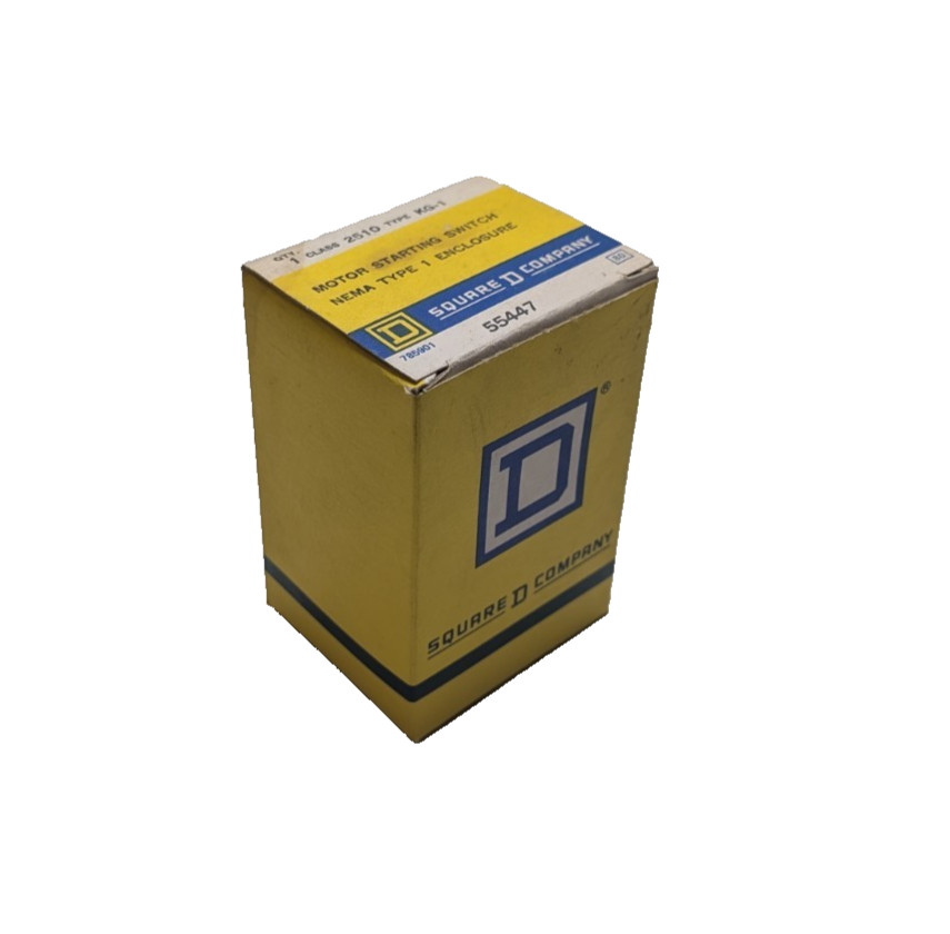 SQUARE D 2510KG1 MOTOR STARTING SWITCH NEMA 1 ENCLOSURE