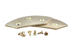 Triumph Boulevard 150 Brass Plated Toe Plates (1 Pair) + Screw Option