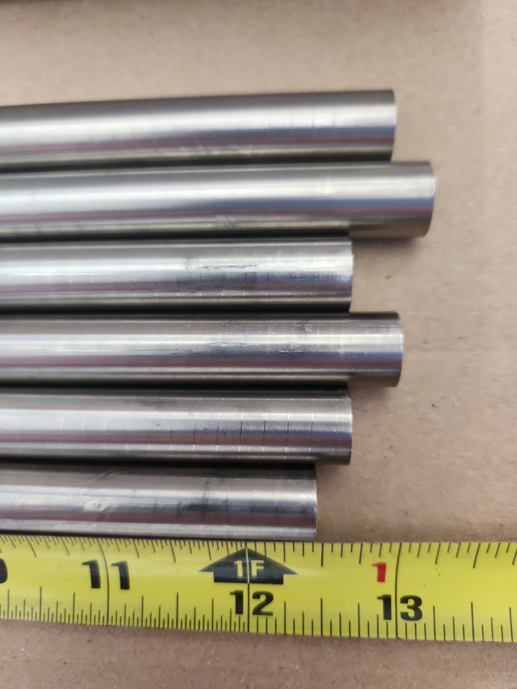 (Tag C82) .531″ Dia Titanium Rods, 12+” Long, 6 Rods, You Get All, Medical Grade