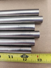 (Tag C82) .531″ Dia Titanium Rods, 12+” Long, 6 Rods, You Get All, Medical Grade