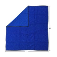 UBMOVE Pro Moving Blankets (6 Pack) 35lbs/doz 2.92lb/ea 72″x80″ Blue